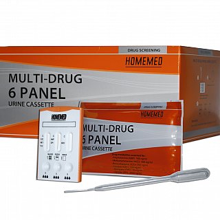 HOMEMED Multi-Drug 6 Panel Cassette Shipper (25s)